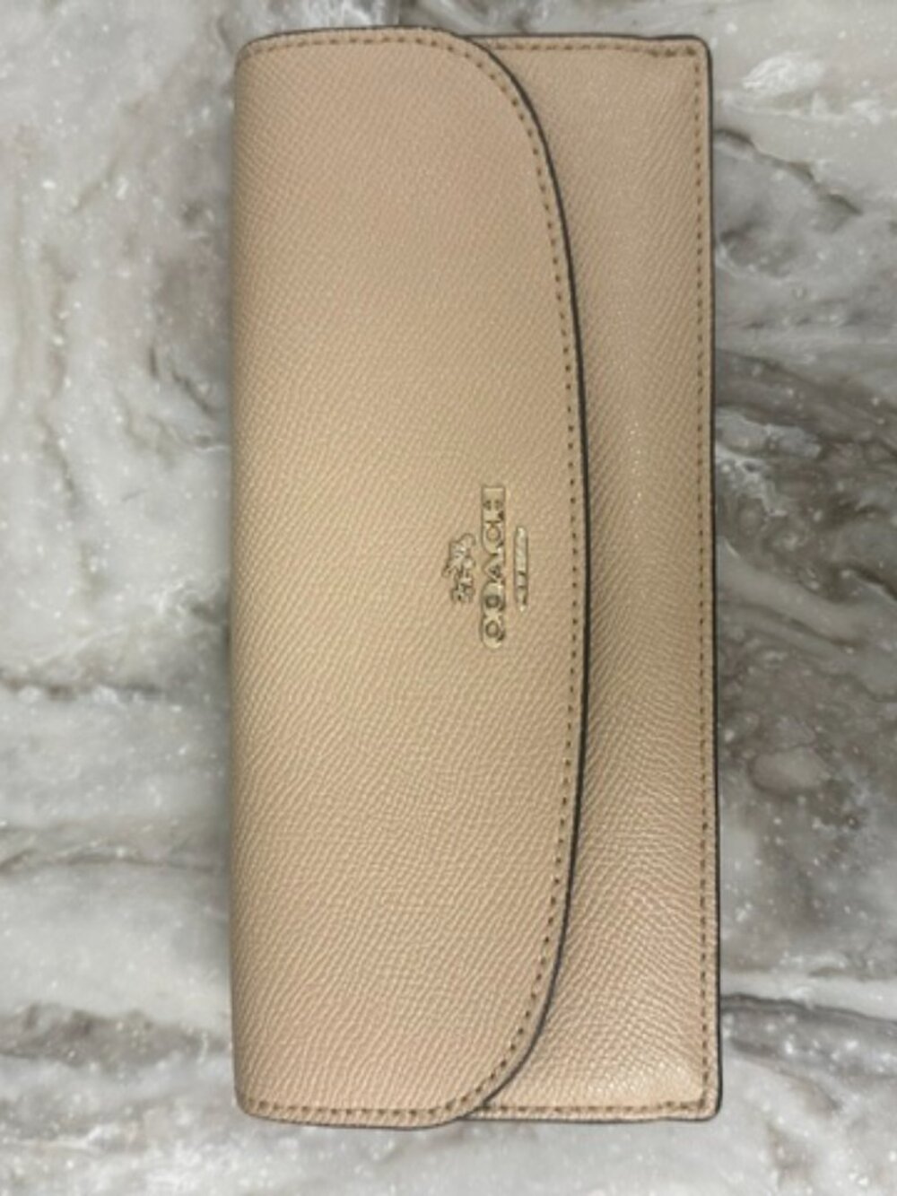 COACH Crossgrain Leather Christie in Tan - Picture 7 of 7